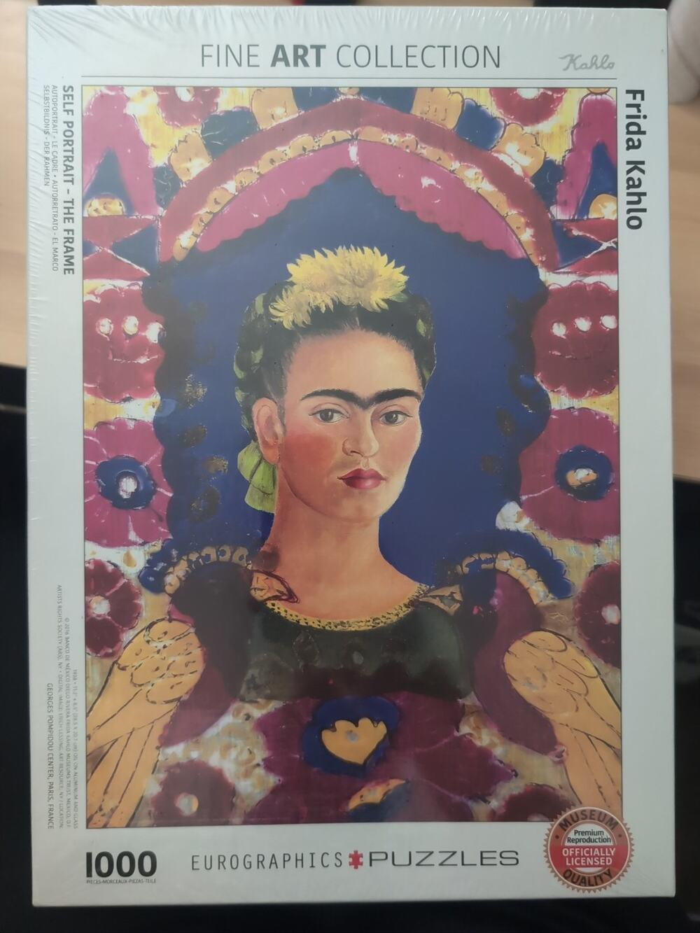 EuroGraphics Frida Kahlo Self Portrait 1000 Piece Jigsaw Puzzle Fine Art New